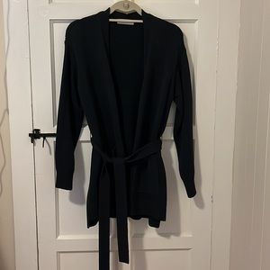 Everlane The Soft Cotton Wrap Cardigan